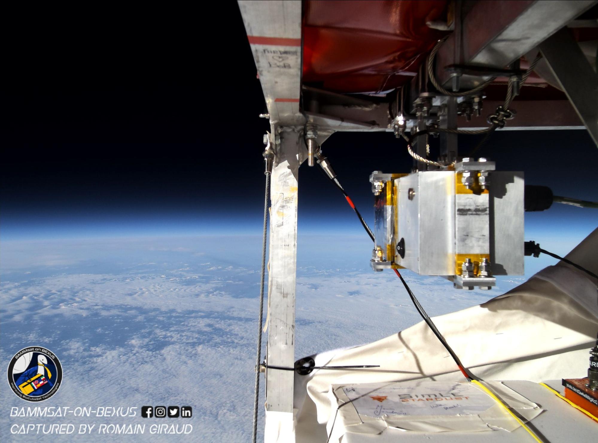 Projekt Stardust na pokładzie balonu BEXUS startującego z Esrange Space Center w Szwecji